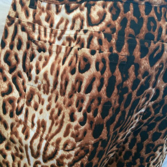 TERRY LEWIS CLASSIC LUXURIES JEANS LEOPARD PRINT SIZE 18 P  (197 C) - Picture 6 of 16